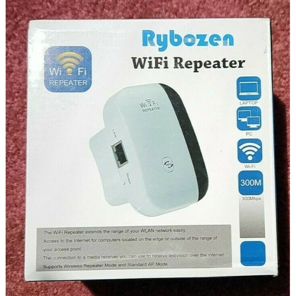 300Mbps Wifi Signal Amplifier Booster Range Extender Router Wireless Repeater US